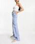 Фото #4 товара Stradivarius 90s baggy dad jean in light blue