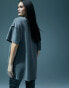 Murci oversized motif t-shirt in washed grey