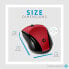 Фото #8 товара HP Wireless Mouse 220 (Sunset Red) - Ambidextrous - Optical - RF Wireless - 1600 DPI - Black - Red