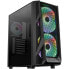 Aerocool AirHawk Duo Midi-Tower, Tempered Glass - schwarz