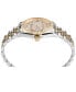 ფოტო #2 პროდუქტის Women's Date Superlative Two-Tone Stainless Steel Bracelet Watch 34mm