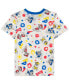 ფოტო #2 პროდუქტის Toddler and Little Boys Short Sleeve Graphic T-shirt