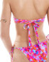 Фото #2 товара Bright Swimwear ivy primavera bandeau bikini top in pink