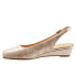 Фото #4 товара Trotters Lenora T1806-292 Womens Beige Narrow Leather Slingback Flats Shoes 8