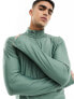 Фото #1 товара Puma Running Evolve 1/4 zip sweatshirt in light green