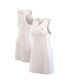 ფოტო #1 პროდუქტის Women's White Texas Longhorns Studio Boost Athletic Half-Zip Dress