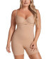Women's Strapless Sculpting Step-in Body Shaper with Short Bottom