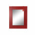 Фото #1 товара Настенное зеркало DKD Home Decor Зеркало Ель Красный Чёрный MDF (70 x 2 x 90 cm)