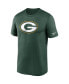 Фото #3 товара Men's Green Green Bay Packers Logo Essential Legend Performance T-shirt