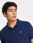 Фото #8 товара Levi's polo shirt in navy with small logo