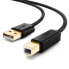 Фото #1 товара Кабель USB Ugreen 10351 - 3 м - USB A - USB B - USB 2.0 - Черный
