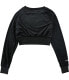 Reebok Womens MTTM Sweatshirt, Velvet Black Size M New EC0951