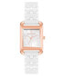 Women's Quartz White Ceramic Watch, 23mm