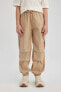 Kız Çocuk Paraşüt Kargo Pamuklu Pantolon B5042A824SM