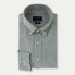 HACKETT Melange Texture long sleeve shirt