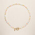 Joey Baby 18K Gold Freshwater Pearls and Pastel Rainbow Beads - Sakura Necklace 17" For Women