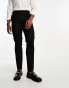 ASOS DESIGN slim suit trousers in black