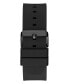 Men's Multi-Function Black Silicone Watch 48mm