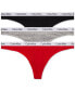 Фото #1 товара Carousel Cotton 3-Pack Thong Underwear QD3587