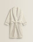 (400 gxm²) bathrobe with piping