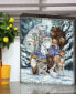Фото #1 товара Картина Designocracy Собрать В Мире Отец Зимние Животные Праздничное Искусство на стену