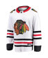 Фото #2 товара Men's White Chicago Blackhawks Breakaway Away Jersey