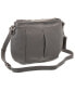 ფოტო #7 პროდუქტის Women's Pebbled Scarlet Crossbody Hobo Bag