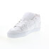 Фото #8 товара DC Pure Mid ADYS400082-WGY Mens White Leather Skate Inspired Sneakers Shoes