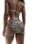 New Look brief in black zebra print