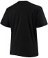 Фото #2 товара Men's Big and Tall Black Carolina Panthers Color Pop T-shirt