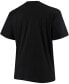 Men's Big and Tall Black Carolina Panthers Color Pop T-shirt