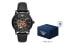 EMPORIO ARMANI阿玛尼 LUIGI系列 腕表 机械机芯 真皮表带 43mm 黑色表盘 男款 经典时尚 AR60012 / Часы механические EMPORIO ARMANI AR60012