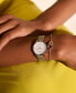 ფოტო #5 პროდუქტის Women's Ultra Slim Bee Silver-Tone Stainless Steel Watch 28mm