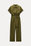 JUMPSUIT WITH ZIP AND BELT