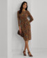 ფოტო #4 პროდუქტის Women's Floral Twist-Front Stretch Jersey Dress