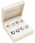 4-Pc. Set Small Pavé & Color Mixed Style Hoop Earrings, 0.6", Created for Macy's