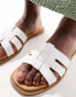 Фото #3 товара schuh Tierney flat sandals in white leather