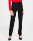 Фото #1 товара Women's Mid-Rise L-Pocket Straight-Leg Pants, Regular, Long & Short Lengths, Created for Macy's