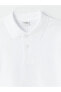 LCW Kids Polo Yaka Basic Uzun Kollu Erkek Çocuk Tişört