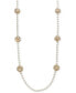 ფოტო #1 პროდუქტის Gold-Tone Long Beaded Necklace, 42" + 2" extender, Created for Macy's