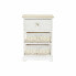 Chest of drawers DKD Home Decor Natural White wicker Paolownia wood (40 x 29 x 58,5 cm)