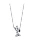 Фото #1 товара Peanuts unwritten Snoopy Necklace in Silver Plate