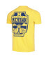 Men's Maize Michigan Wolverines Campus Badge Comfort Colors T-shirt