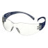 3M SF101AS-BLU-EU - Safety glasses - Any gender - Blue - Transparent - Polycarbonate (PC) - Polycarbonate