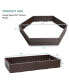 Фото #3 товара Горшок для овощей и цветов Costway Raised Garden Bed Set