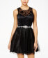 Фото #1 товара B. Darlin Women's Juniors Sleeveless Party Dress Black 15/16