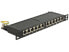 Delock 43312 - RJ-45 - Cat6a - Black - Metal - Rack mounting - 0.5U