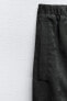 Фото #6 товара Широкие брюки с эластичным поясом ZARA