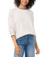 ფოტო #1 პროდუქტის Women's Tipped Crewneck Sweater