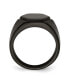 Фото #3 товара Stainless Steel Polished Black IP-plated Signet Ring